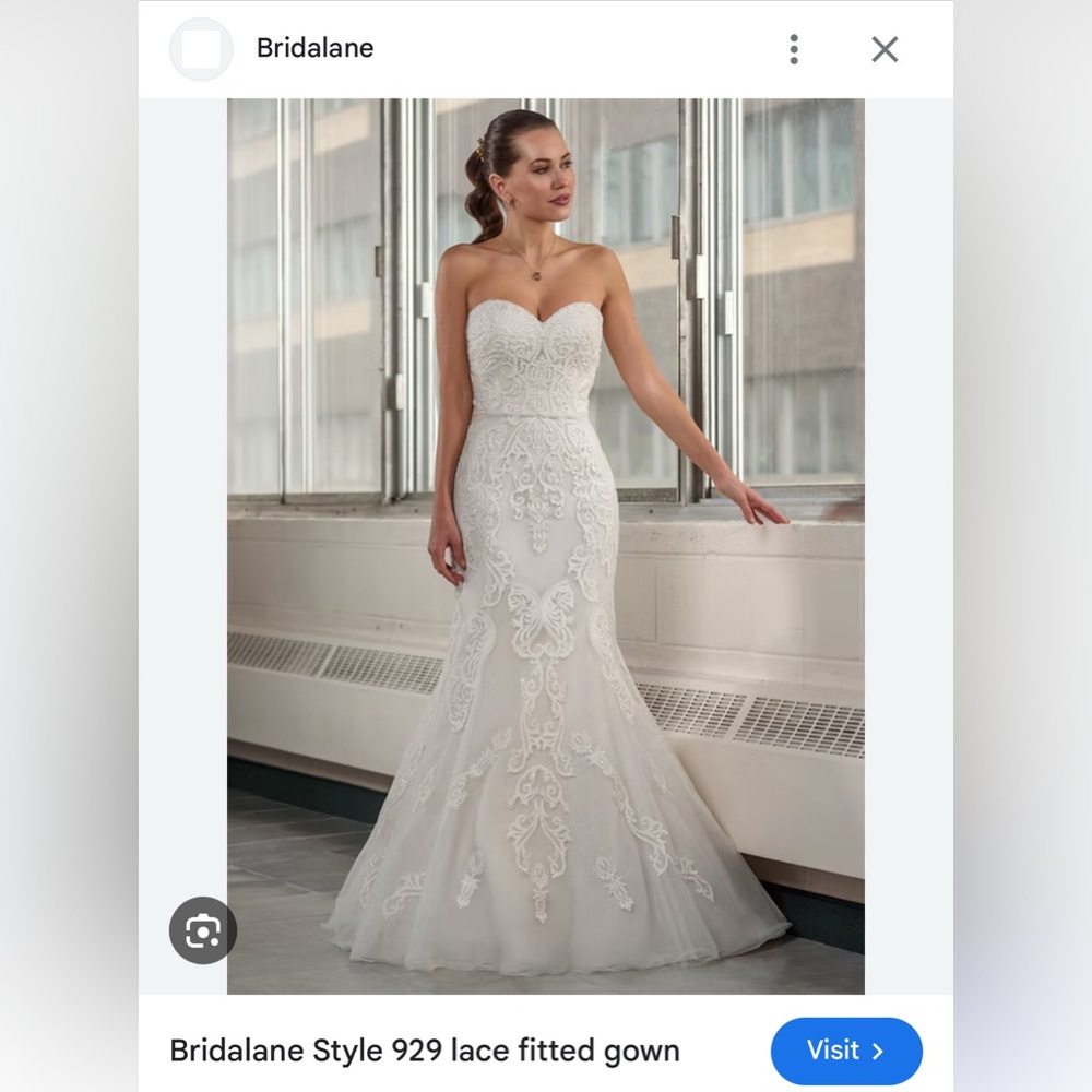 Bridalane Style 929 Wedding Dress sz 12 *NEVER WORN*
